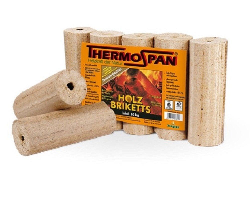 Holzbriketts Thermospan Holzbrikett 10kg