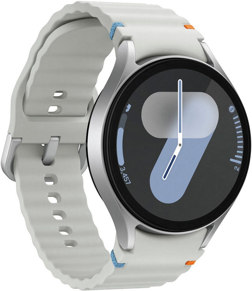 Samsung Galaxy Watch 7 Smartwatch (Wear OS by Samsung) silberfarben