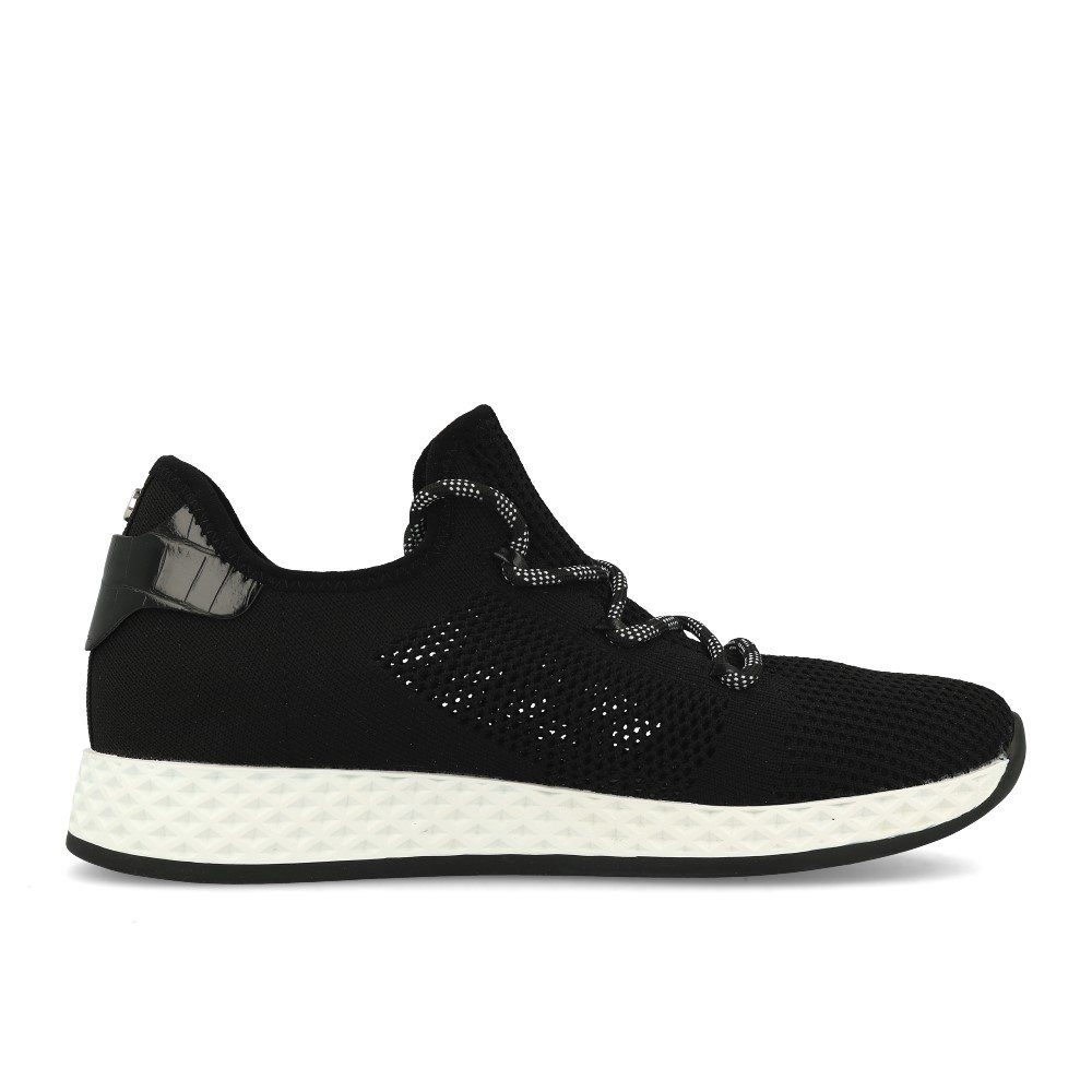 La Strada La Strada 1904006 Sneaker Black Knitted + PU Sneaker