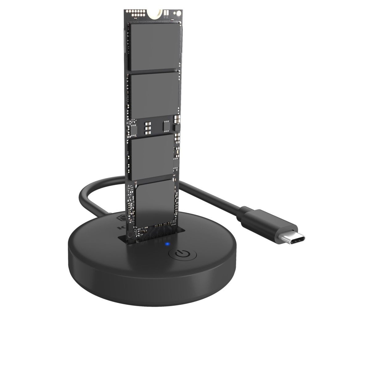 ICY BOX Festplatten-Gehäuse IB-1610MCD-C31 DockingStation M.2 NVMe&SATA SSD