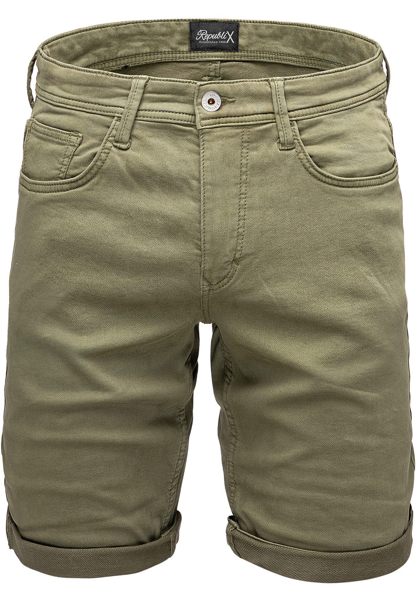 REPUBLIX Jeansshorts JETT Herren Bermuda Short Hose Regular Fit