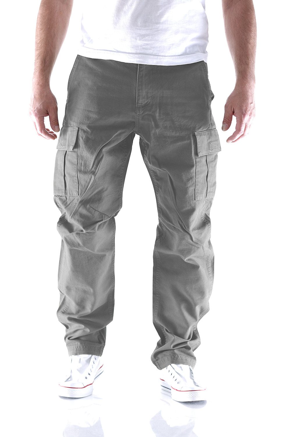 Cargojeans Jack & Jones Kane Barkley Cargo Loose Fit Herren Jeans Hose