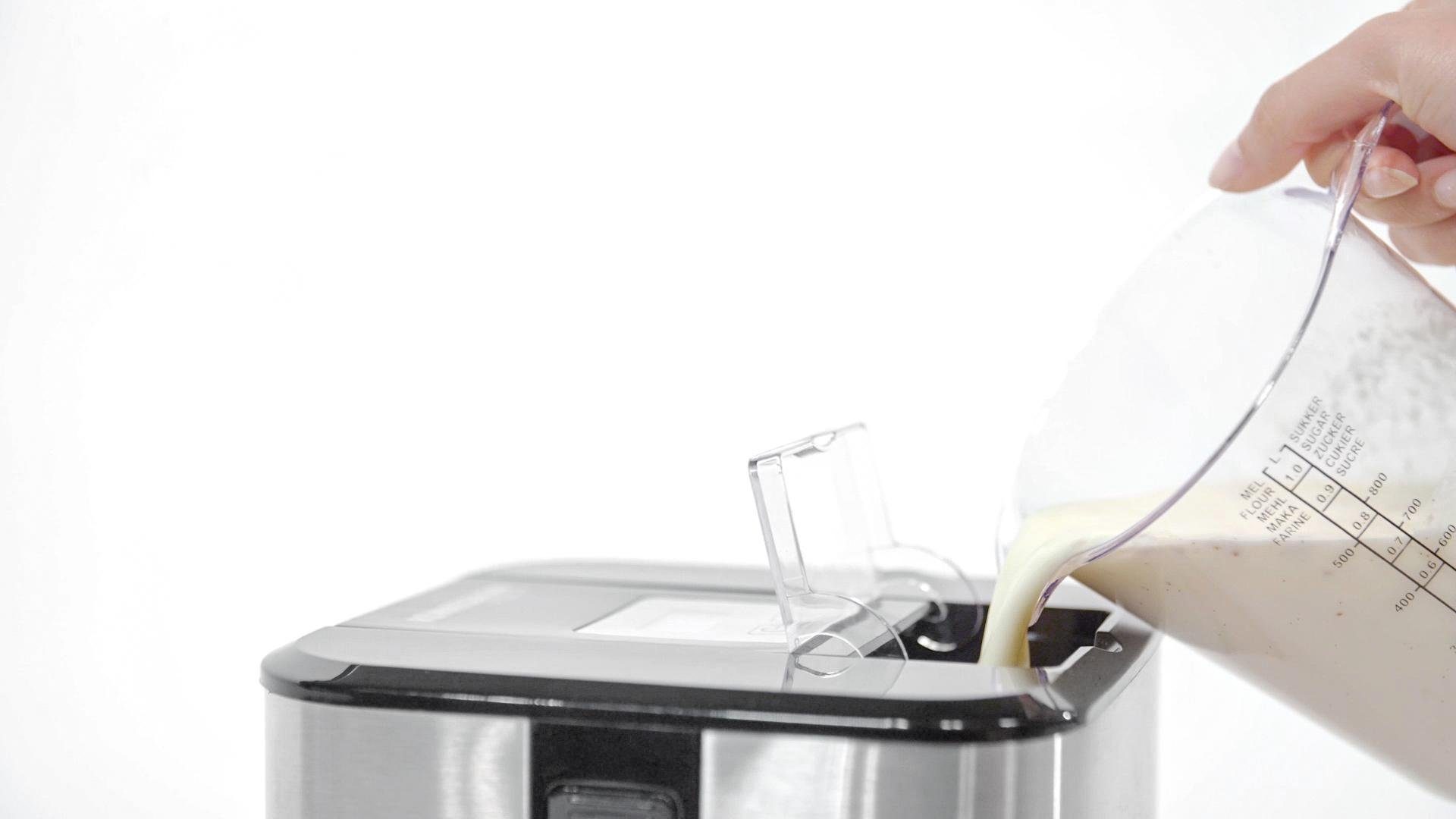 Rommelsbacher Eismaschine IM 12 Kurt, 1,50 l, 12,00 W, Cremiges Eis, Frozen Yogurt, Sorbet, Slush