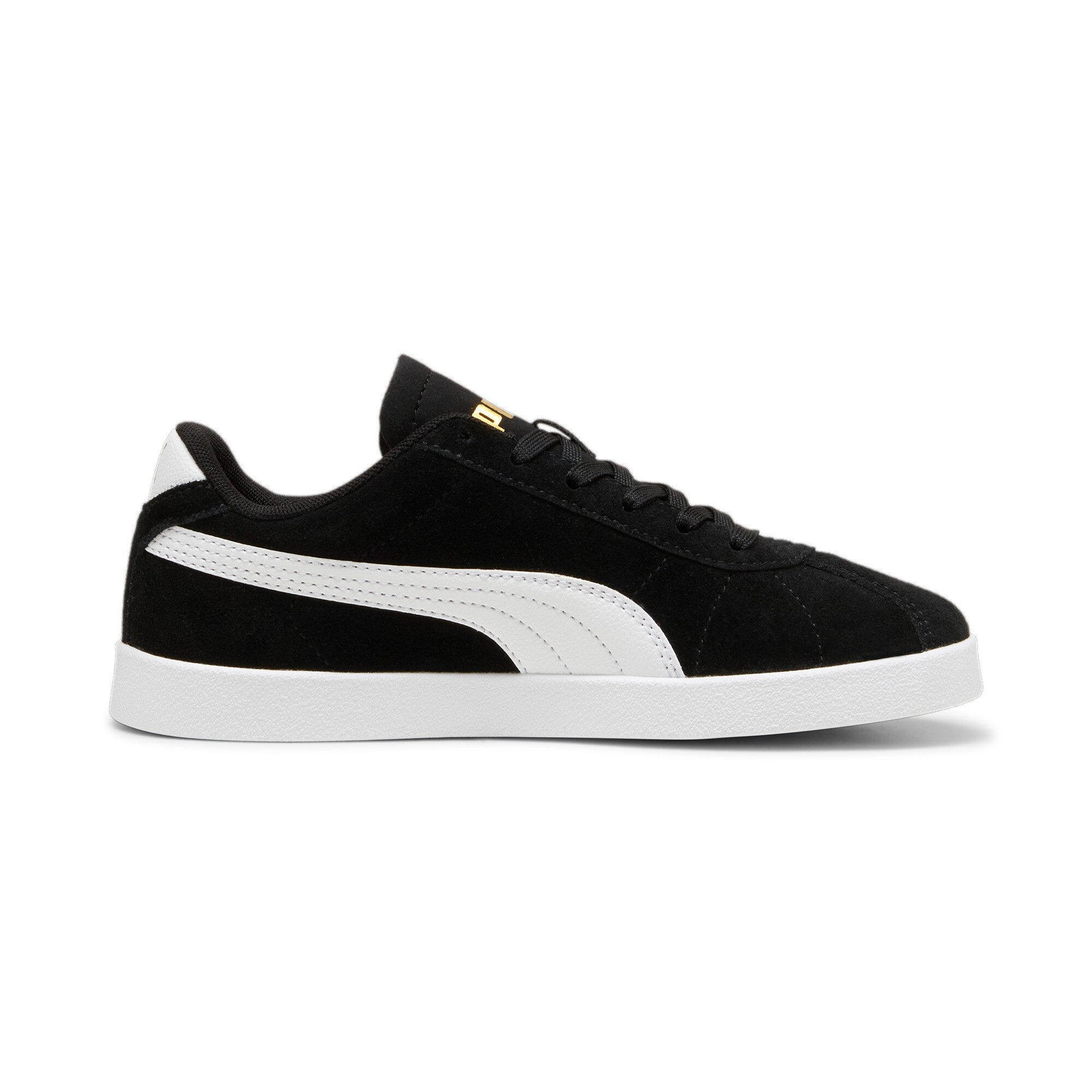 PUMA CLUB II JR Sneaker aus Leder, mit Schnürung, mit leicht profilierter Gummilaufsohle