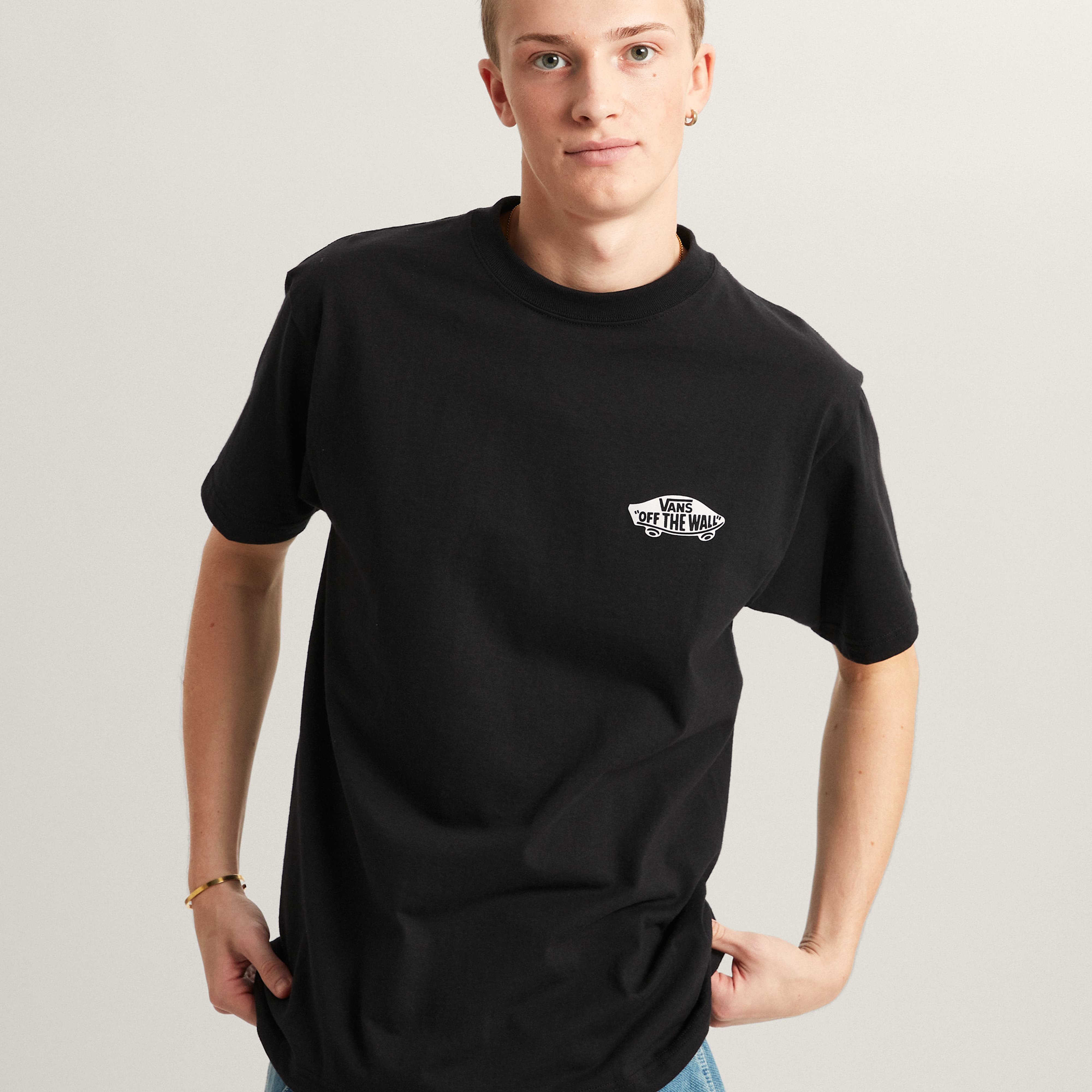 Vans T-Shirt Double Standard SS Tee mit Rundhalsausschnitt, ohne Verschluss, Kurzarm, aus Baumwolle