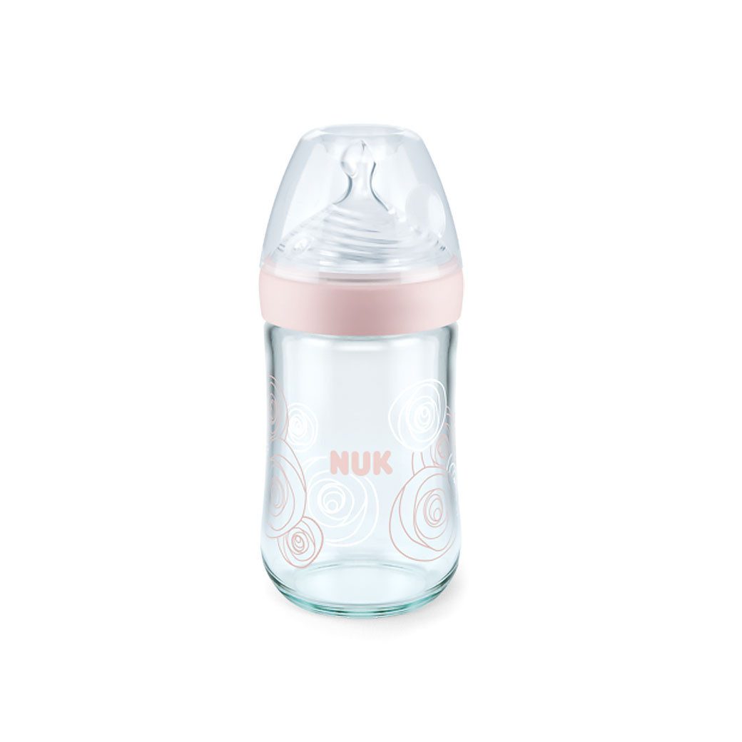 NUK Babyflasche NUK Nature Sense Babyflasche, Glasflasche