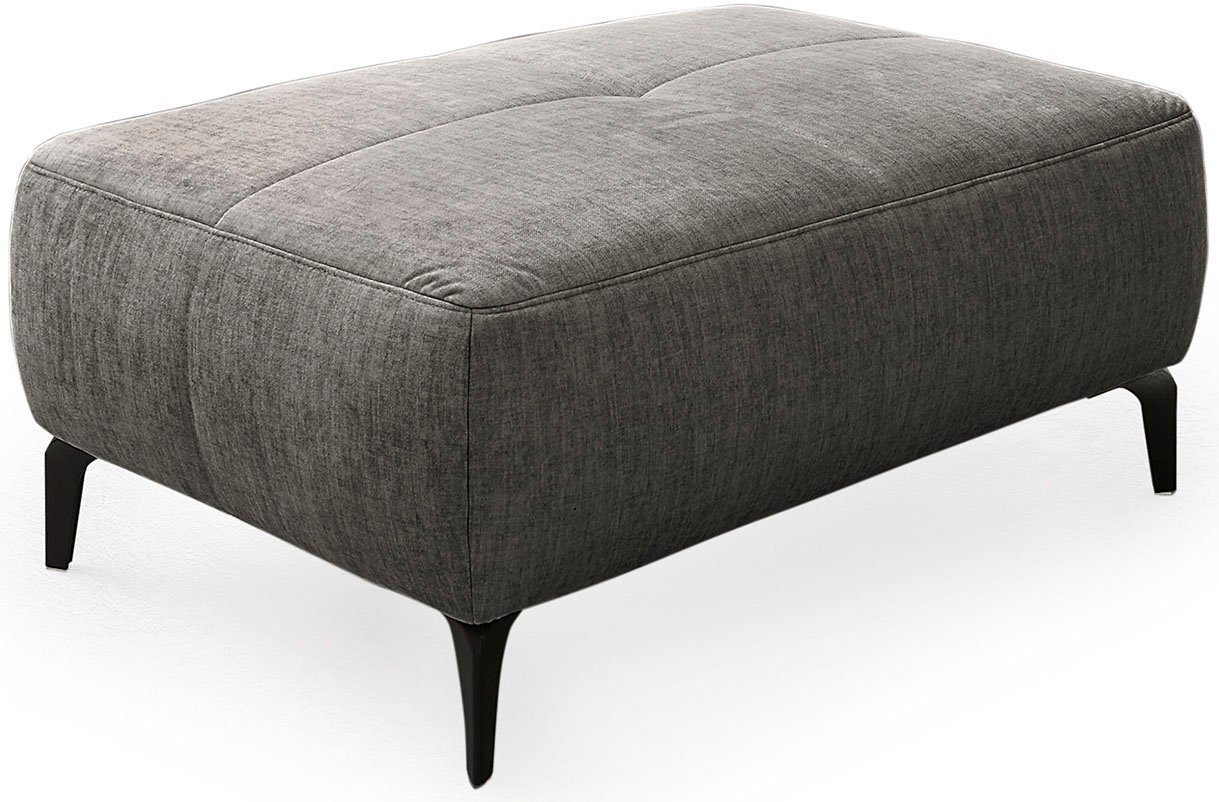 Jockenhöfer Gruppe Hocker Salo, B: 114 cm, im Retrolook mit Wellenunterfederung und frei im Raum stellbar
