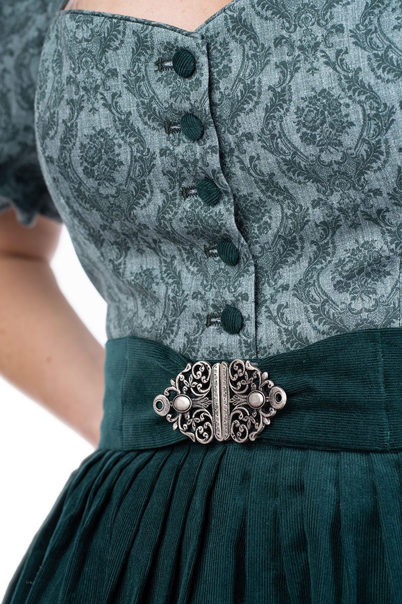 Berwin & Wolff Dirndl Midi Dirndl 2tlg. - ISALIE - tannengrün
