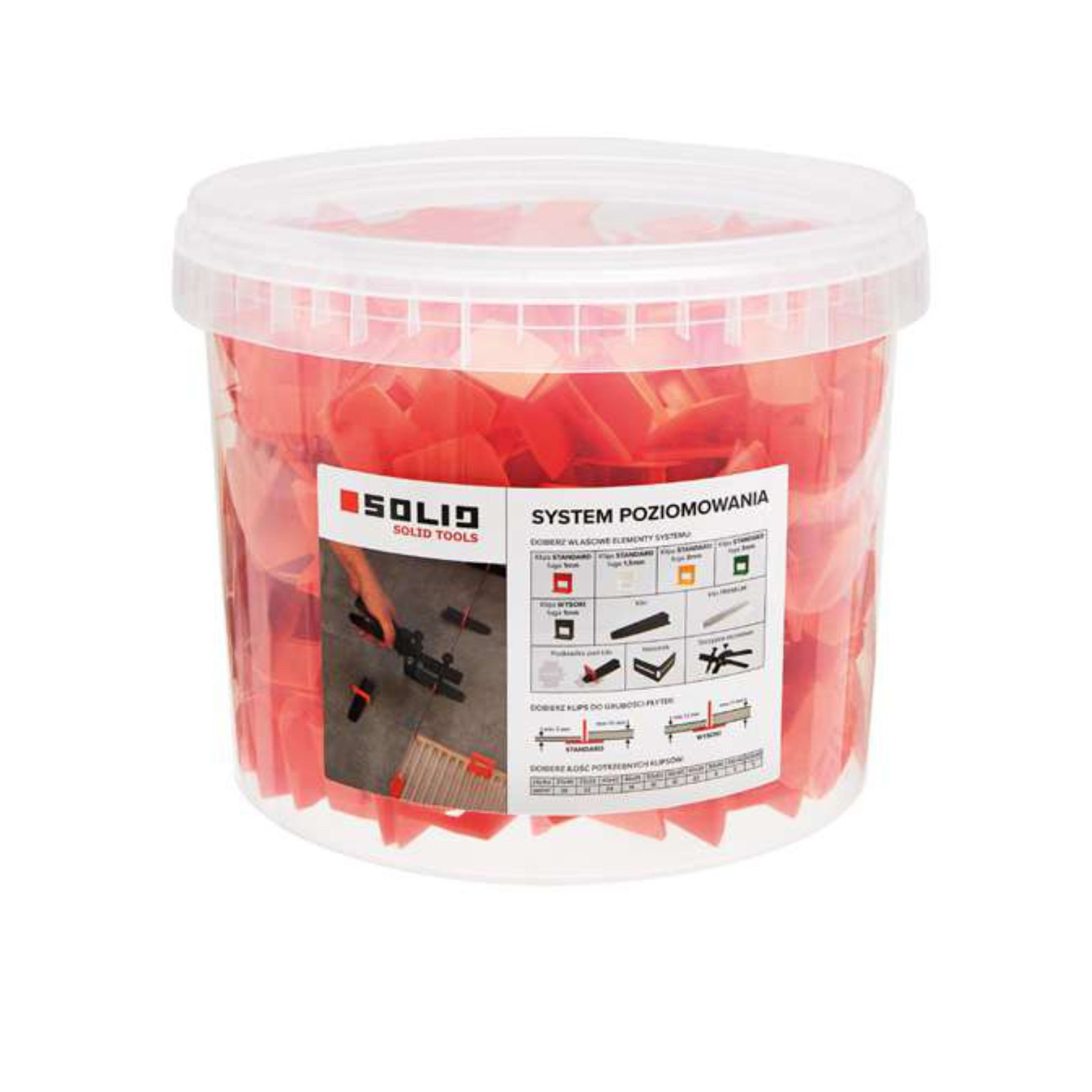 Verlegeset 440 Stück Zuglaschen SOLID für Fliesen Nivelliersystem (FB=1 mm) günstig online kaufen