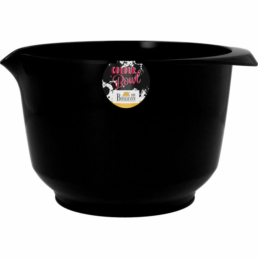 Birkmann Rührschüssel Colour Bowl Schwarz 3 Liter, Kunststoff