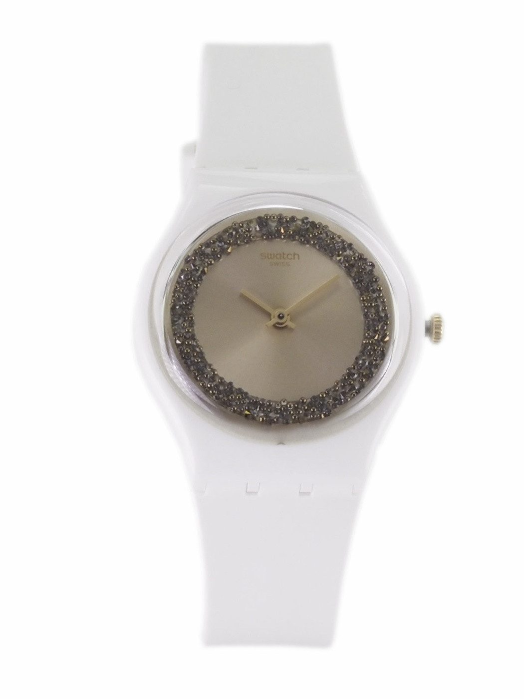 Swatch Quarzuhr Swatch Damen Quarz Uhr GW199 Gent Sparklelight X129