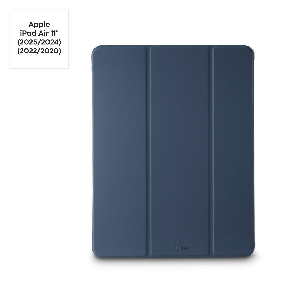 Hama Tablet-Hülle Tablet-Hülle mit Standfunktion für iPad Air 10.9“ und 11“, schwarz, Magnetischer Deckel, Standfunktion, transparente Rückseite, leicht