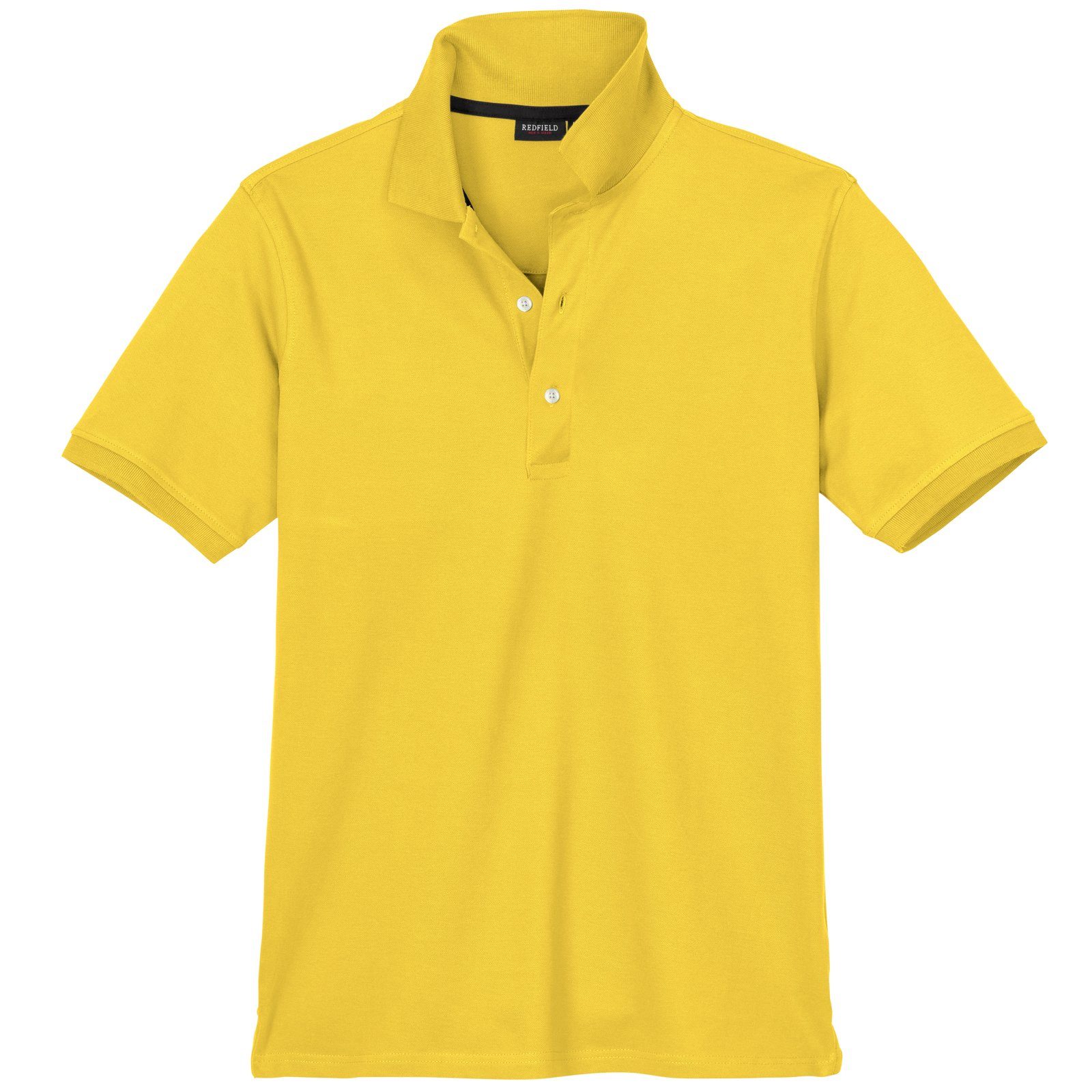 Poloshirt Redfield Stretch-Poloshirt Übergröße sonnengelb