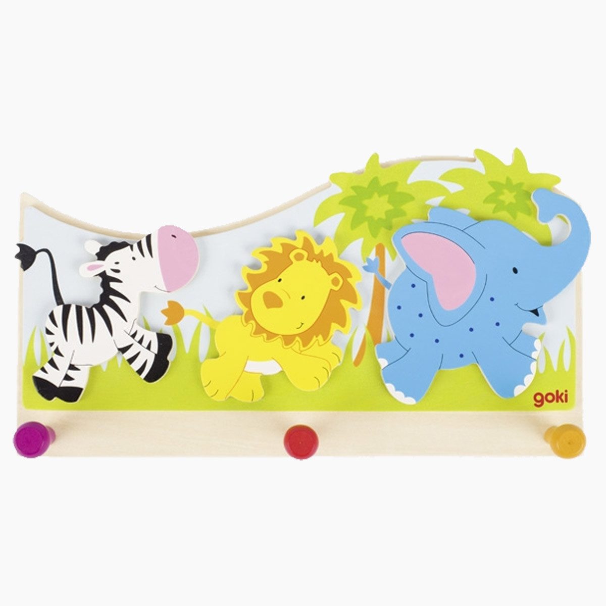 goki Garderobenpaneel Garderobe Tiere in Afrika (packung, 1 St., spar packu günstig online kaufen