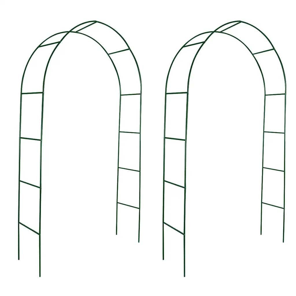 vidaXL Pergola 2x Garten Rosenbogen Torbogen Rankgitter Rosensäule, BxTxH: 39x140x240 cm
