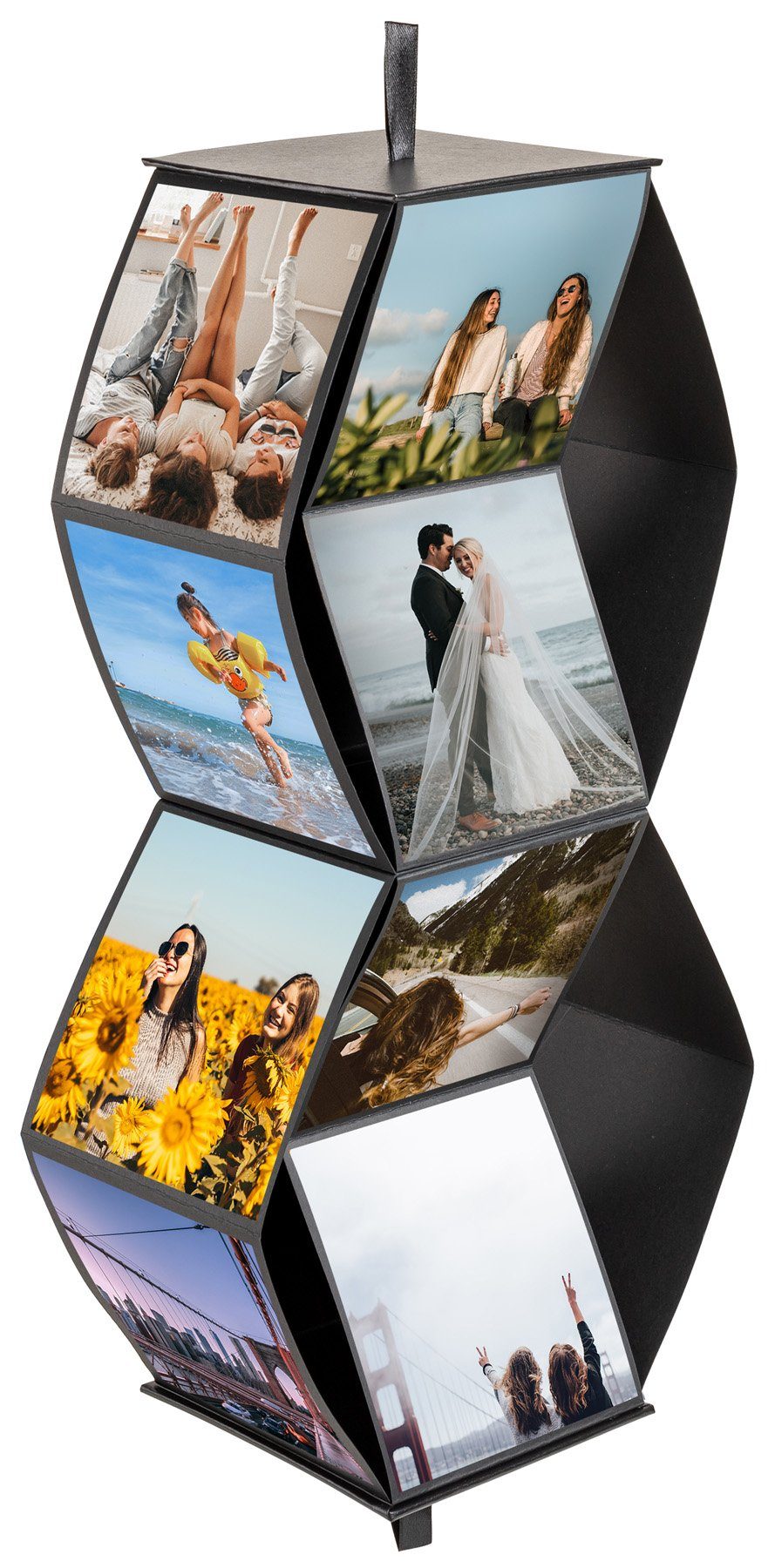 Walther Design Fotoalbum Pop up Leporello PIMP AND CREATE, Leporello zum Aufhängen