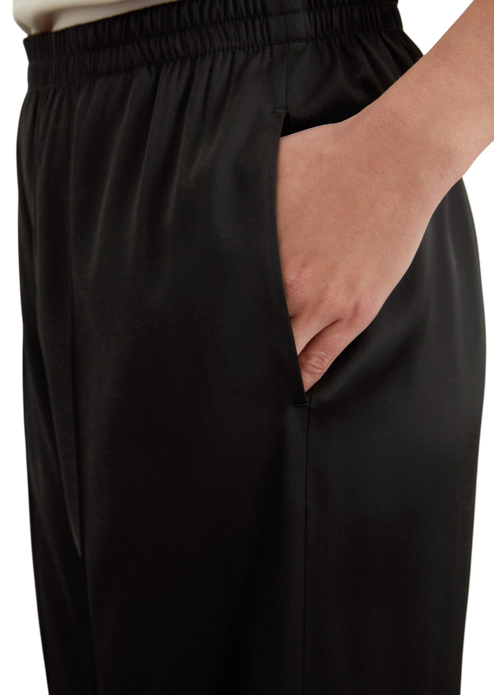 Marc O'Polo Schlupfhose Mit glatter, glänzender Oberfläche