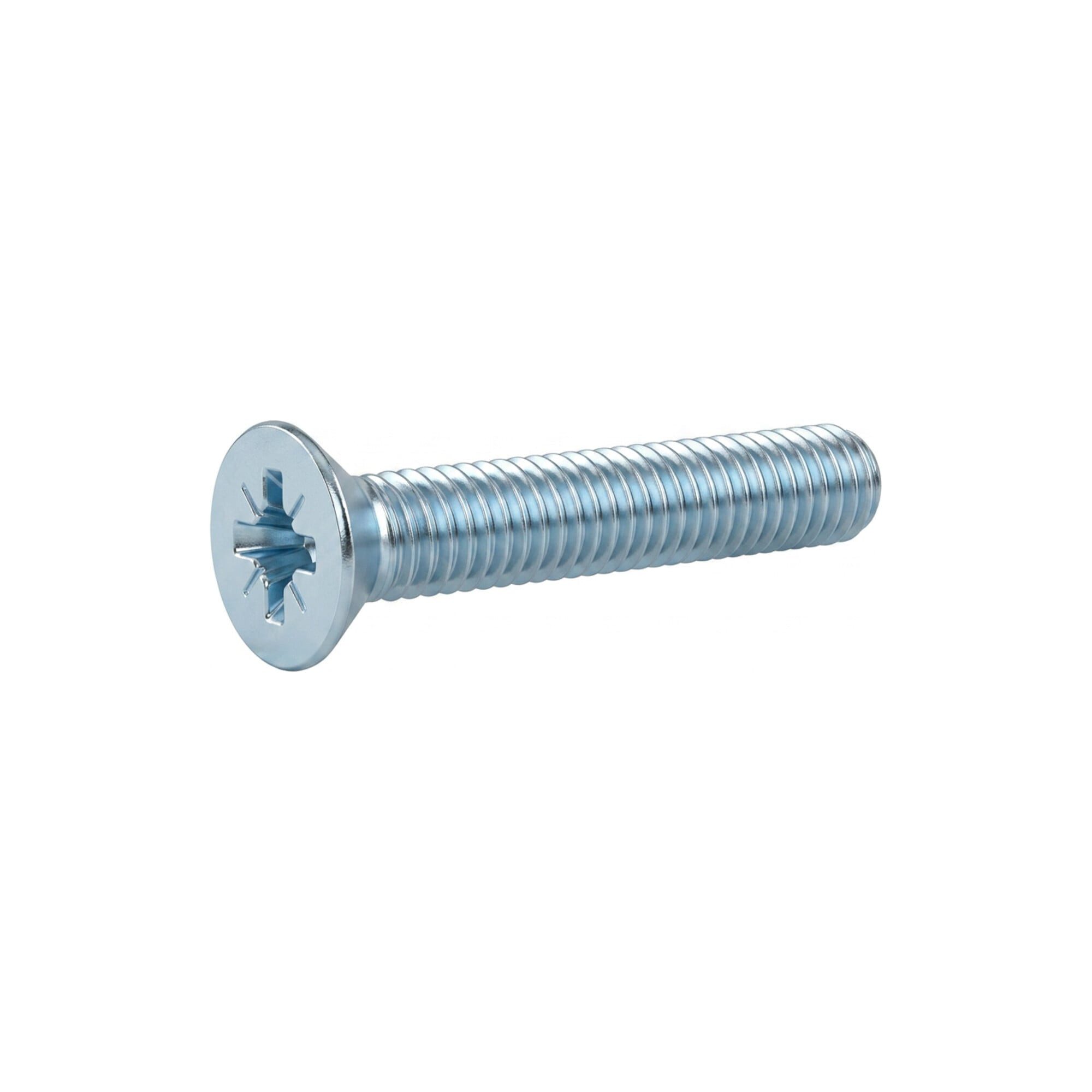 Contorion Schraube ISO 7046 Form CZ Senkkopfschraube M6x8 Edelstahl A2 blank PZ 400 Stk