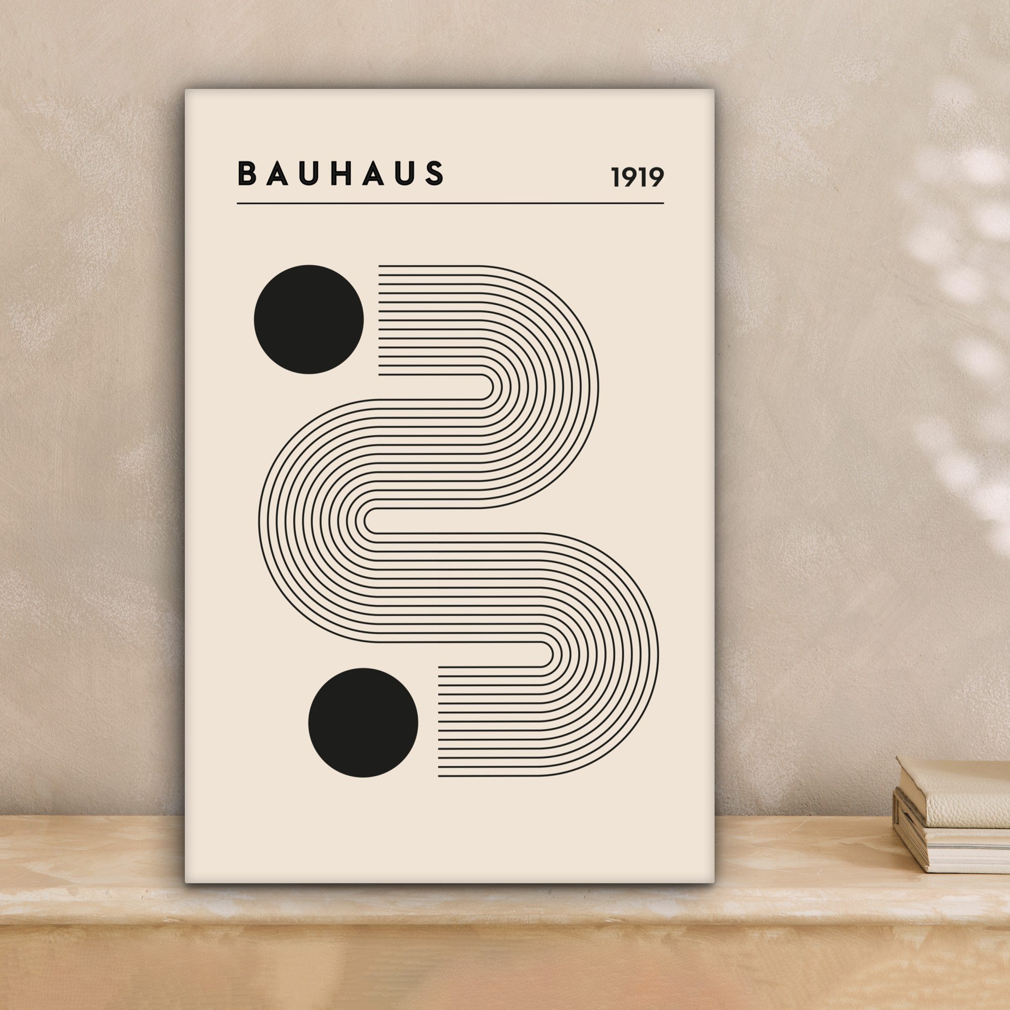 OneMillionCanvasses® Leinwandbild Bauhaus - Abstrakt - Kunst - Vintage - Ku günstig online kaufen