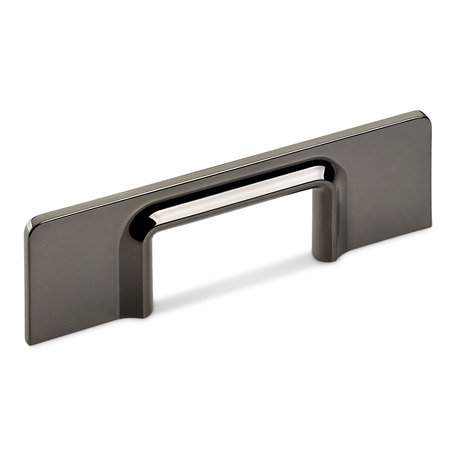 Möbelgriff Bügelgriff ALVAR BA 48 mm Chrom dunkel