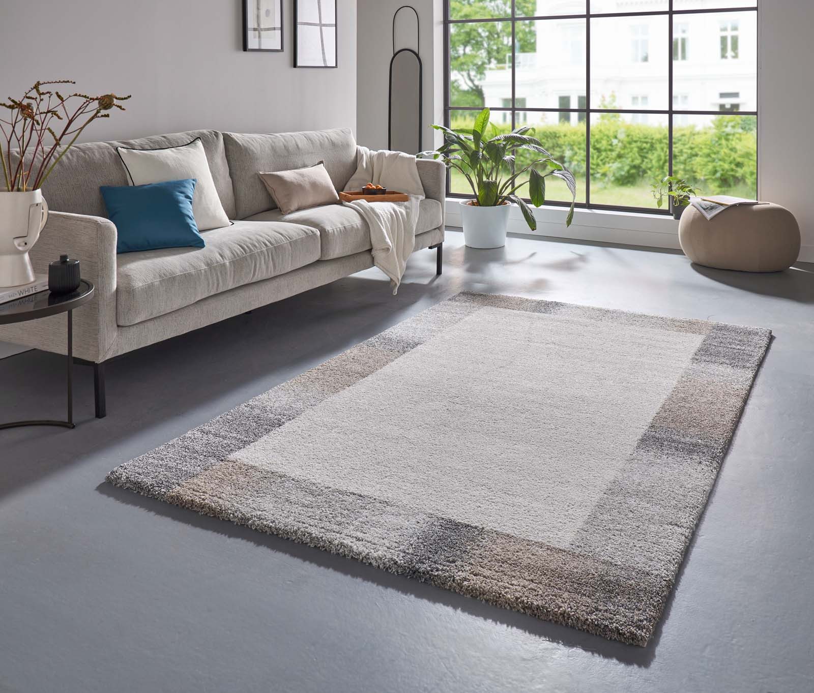 TaraCarpet Teppich Tara Carpet Berber Bordüre, rechteckig, Höhe: 27 mm, Mod günstig online kaufen