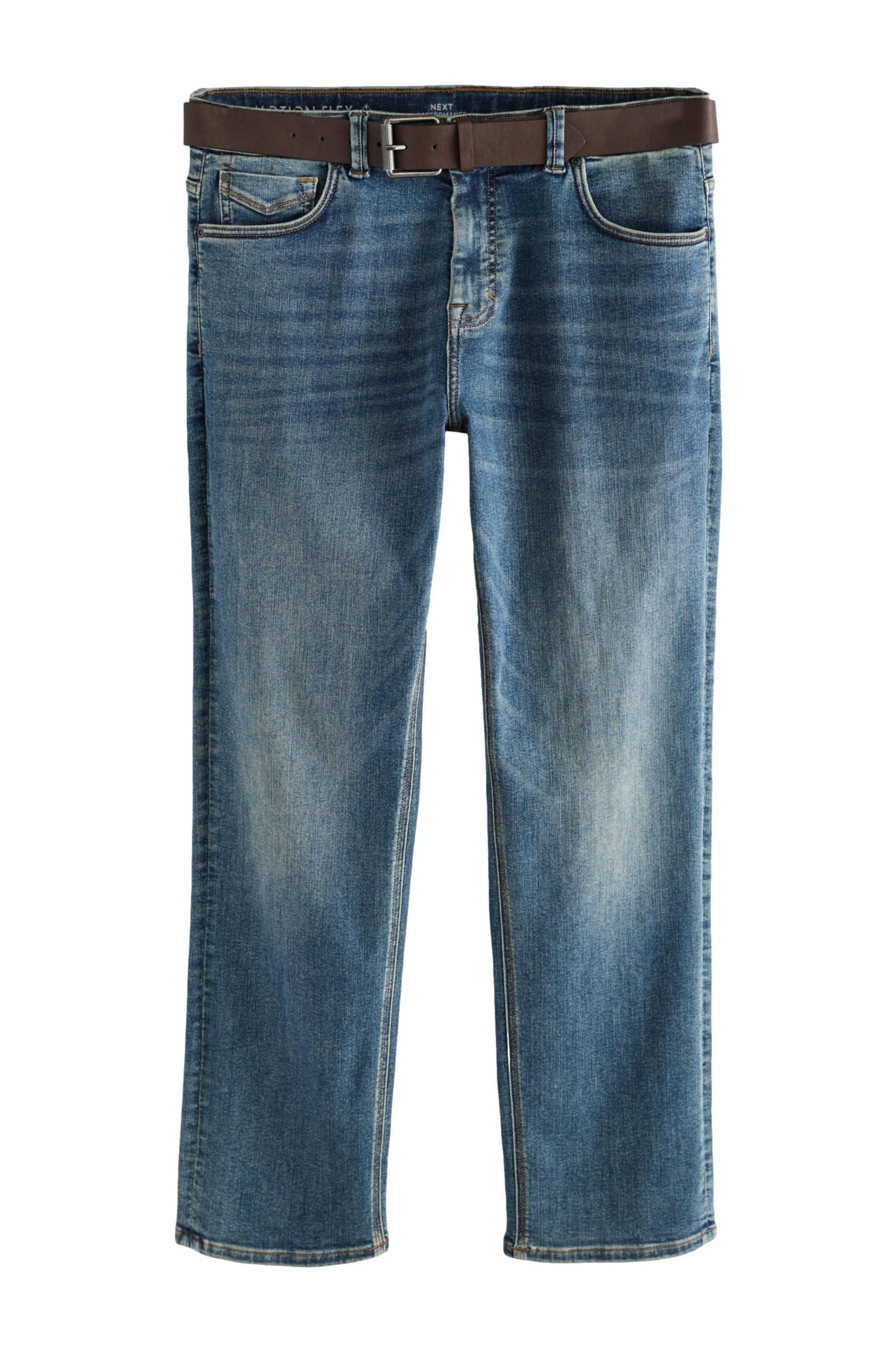 Next Straight-Jeans Straight Fit Motionflex- Jeans günstig online kaufen