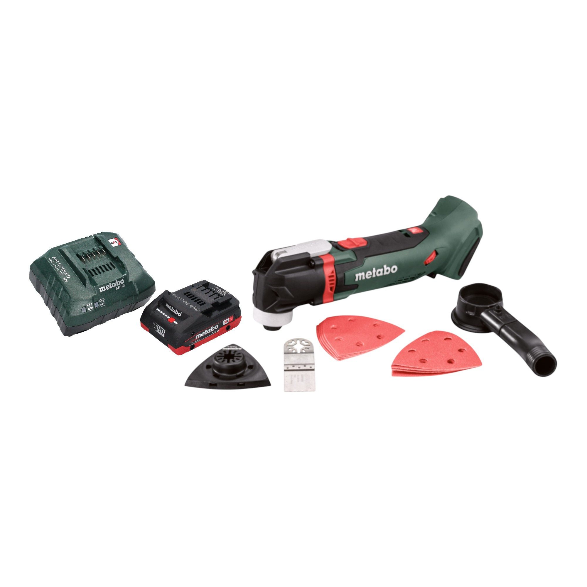 metabo Akku-Multifunktionswerkzeug MT 18 LTX 18V OIS / Starlock + 1x LiHD Akku 4,0 Ah + Ladegerät