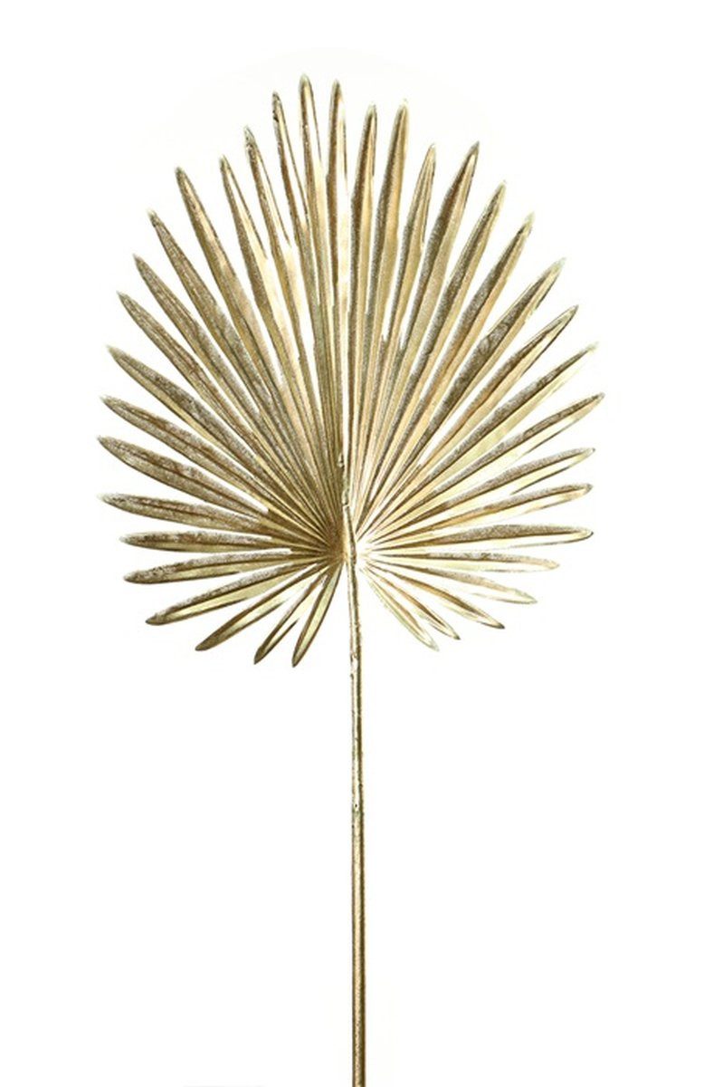 Kunstpflanze Kunst Palmwedel Washingtonia CENNY, Gold, 115cm Washingtonpalme, artplants, Höhe 115.0 cm