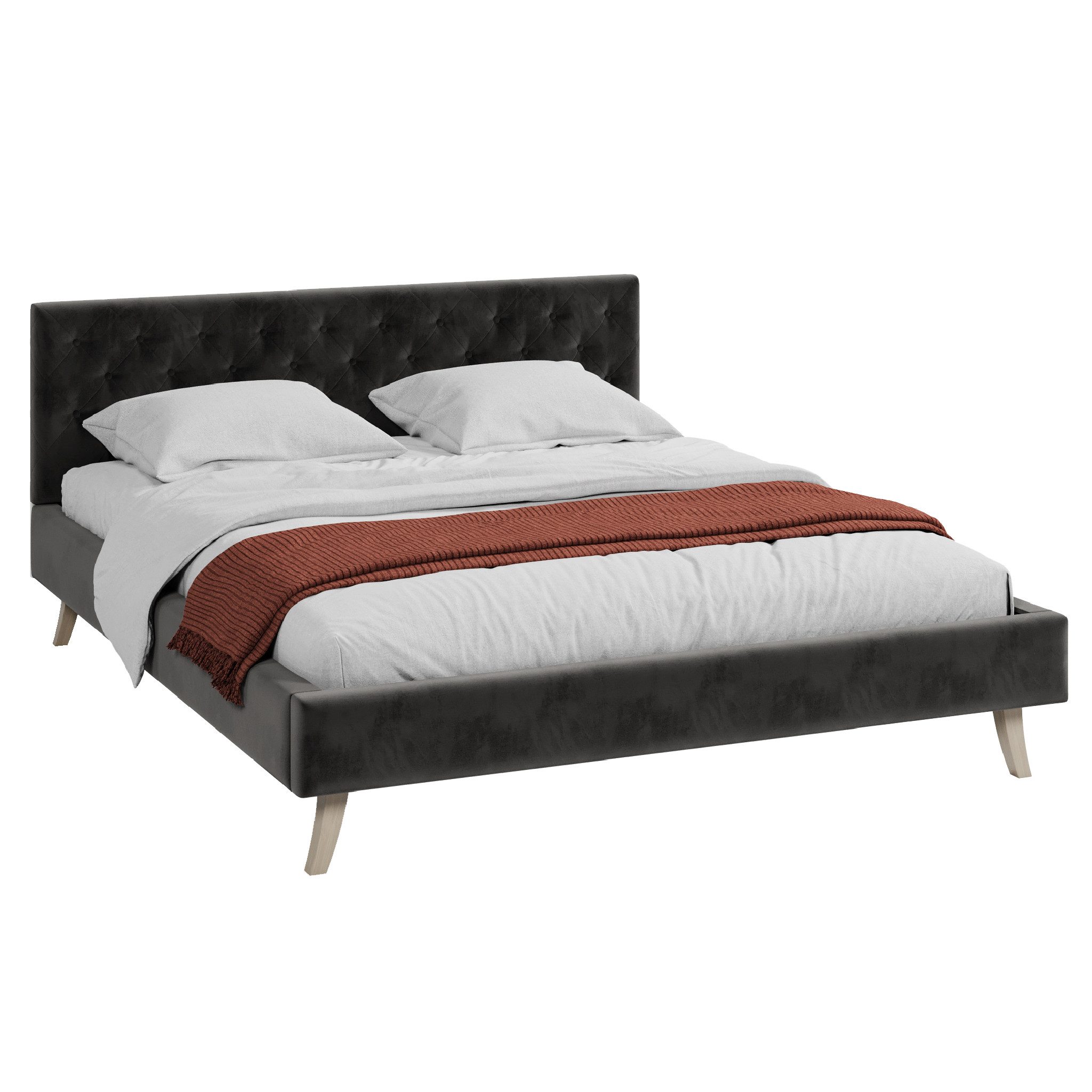 FDM Polsterbett ZUZA modern mit Bettkasten günstig online kaufen