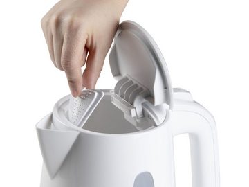 Domo Wasserkocher, 1.7 l, 2200 W, ohne Kabel elektrischer Teekocher Heißwasserbereiter schnell & leise