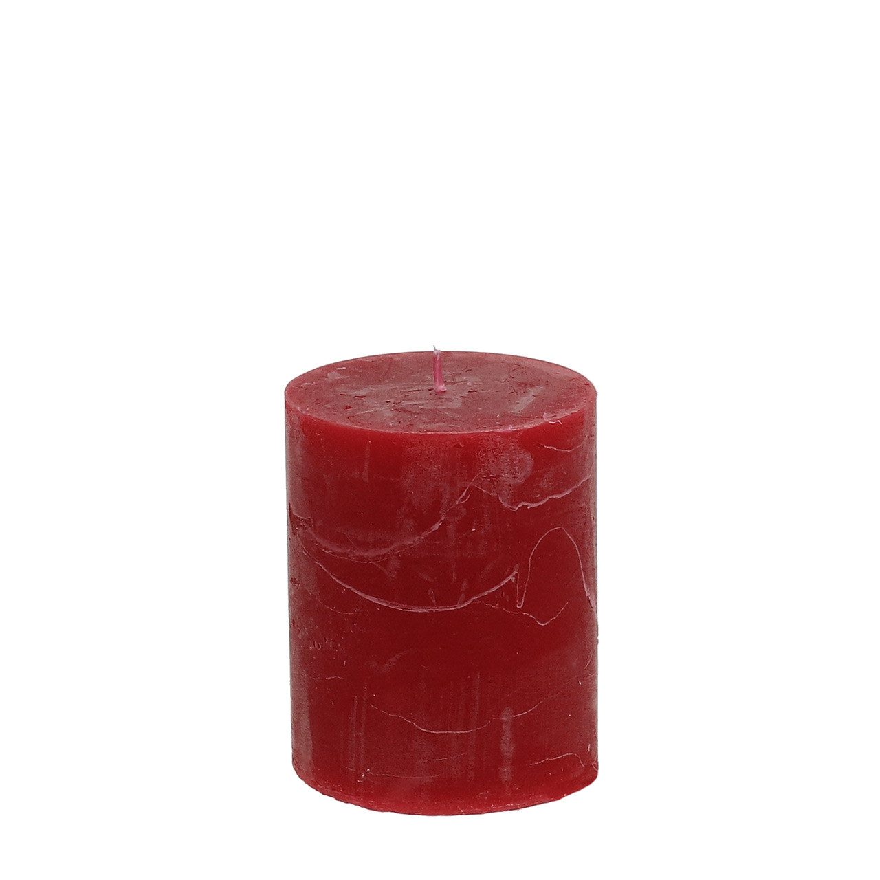 Viana Stumpenkerze Durchgefärbte Dunkelrote Stumpenkerzen 70x80mm günstig online kaufen