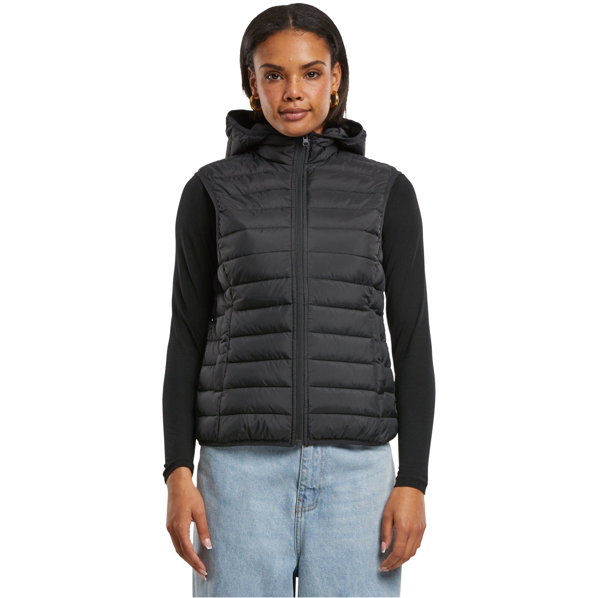 URBAN CLASSICS Steppweste Urban Classics Ladies Ultra Light Puffer Vest (Weste, Weste) – Bild 3 von 5