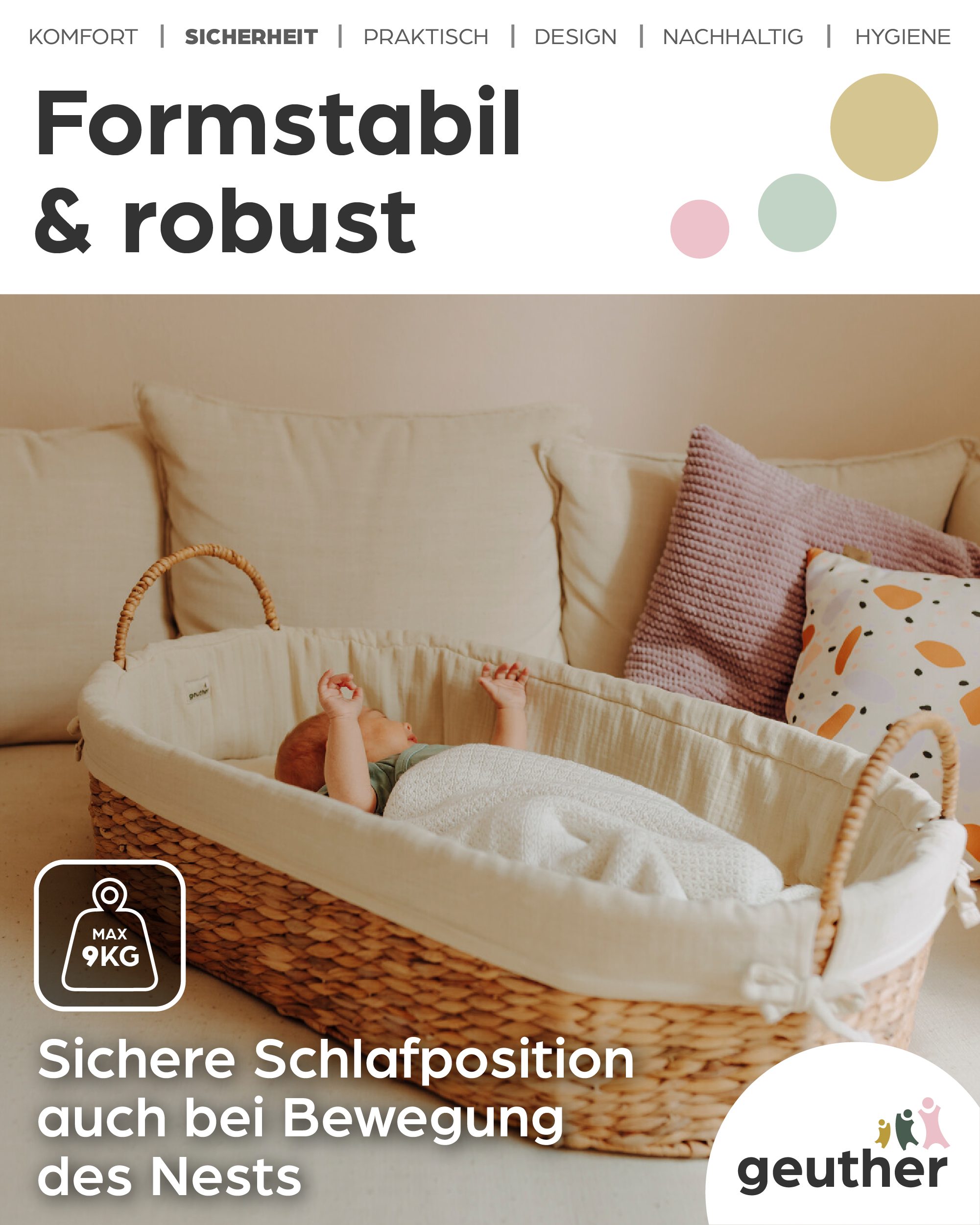 Geuther Stubenbett Moses Nest