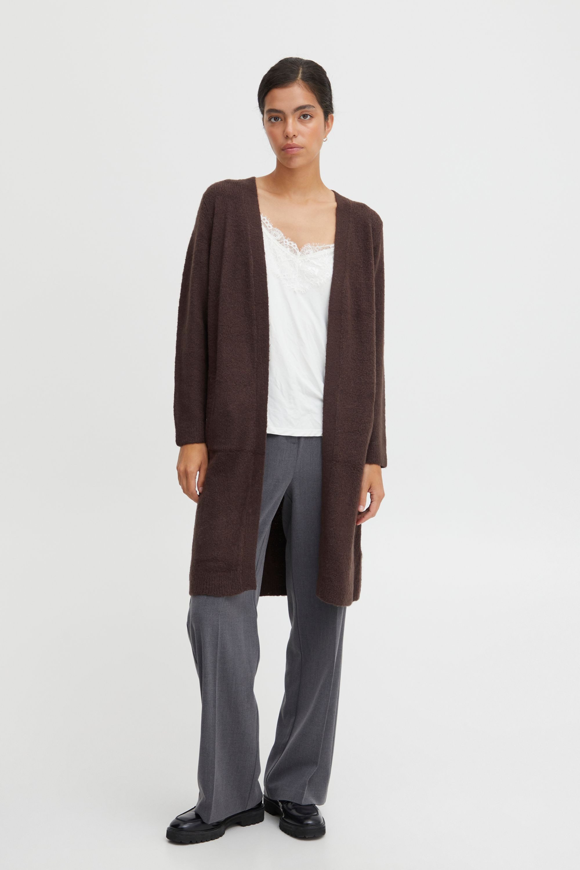 b.young Strickjacke BYMIRELLE 20806430 Lange Strickjacke günstig online kaufen