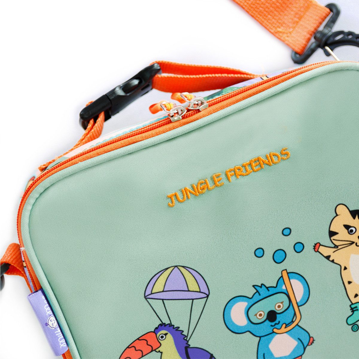 MILK&MOO Kindergartentasche Milk&Moo Jungle Collection Lunchbox,Kühltasche – 4 l, isolierend & pra