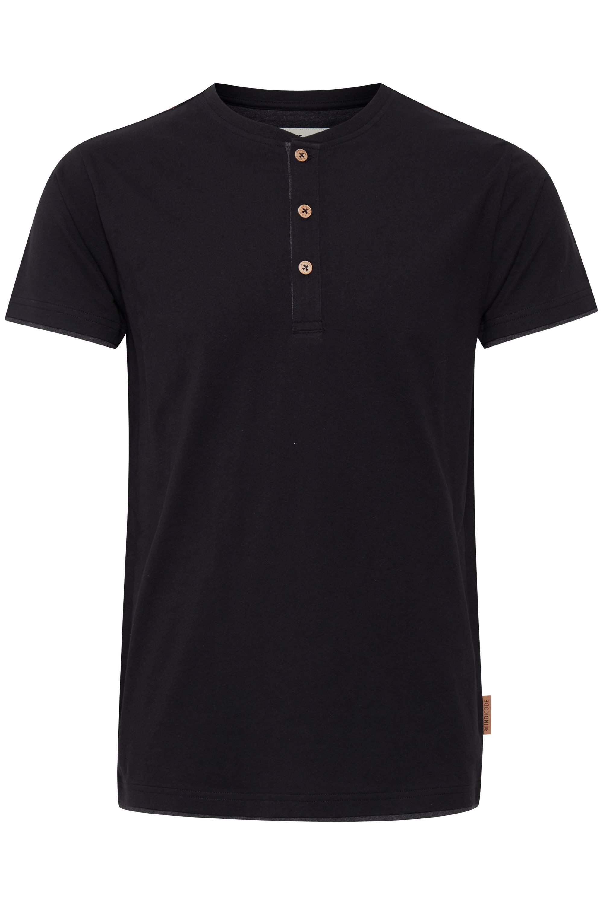 Indicode Layershirt IDTony Kurzarmshirt mit Knopfleiste