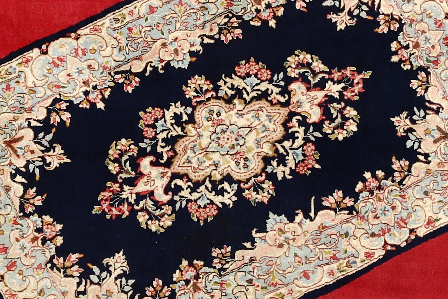 Carpet Avenue Teppich Kerman Patina 392x305, Rechteck, Höhe: 7 mm