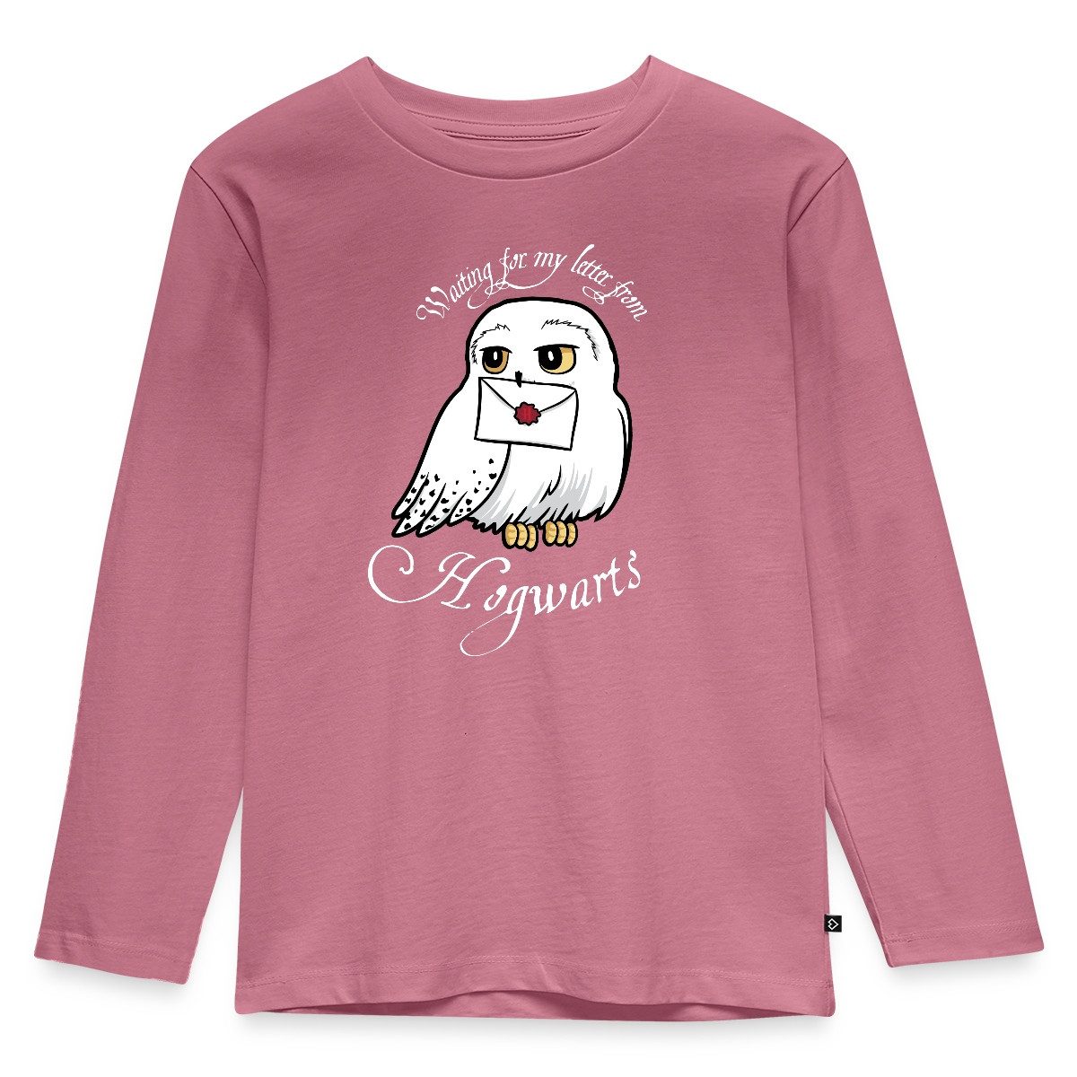 Spreadshirt T-Shirt Harry Potter Hedwig Brief Kinder Premium Langarmshirt (1-tlg)