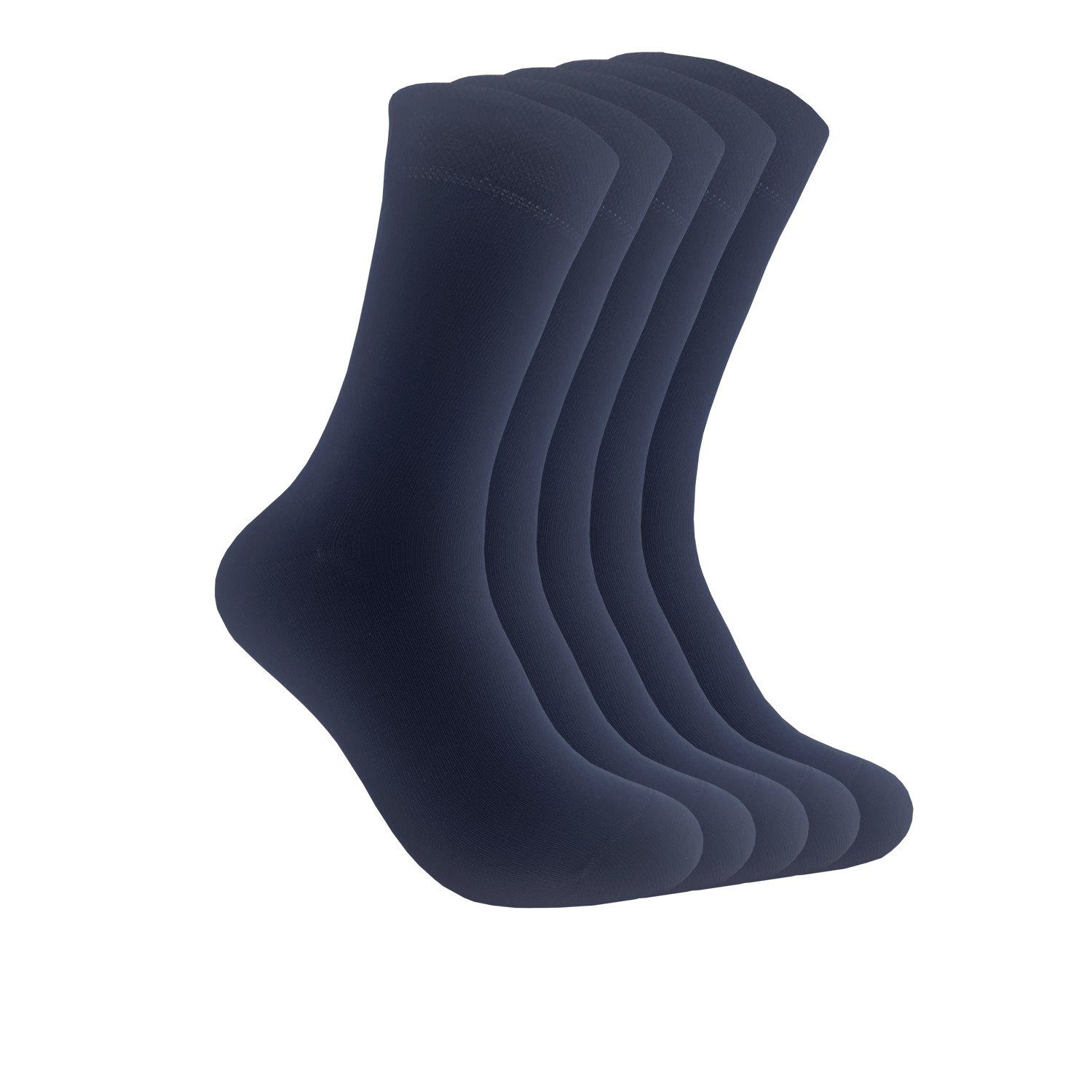 Max Lindner Businesssocken Max Lindner Socken – 5 Paar, gemustert & einfarbig, Made in Germany (unifarbend und gemustert, 5-Paar) atmungsaktiv und hautfreundlich
