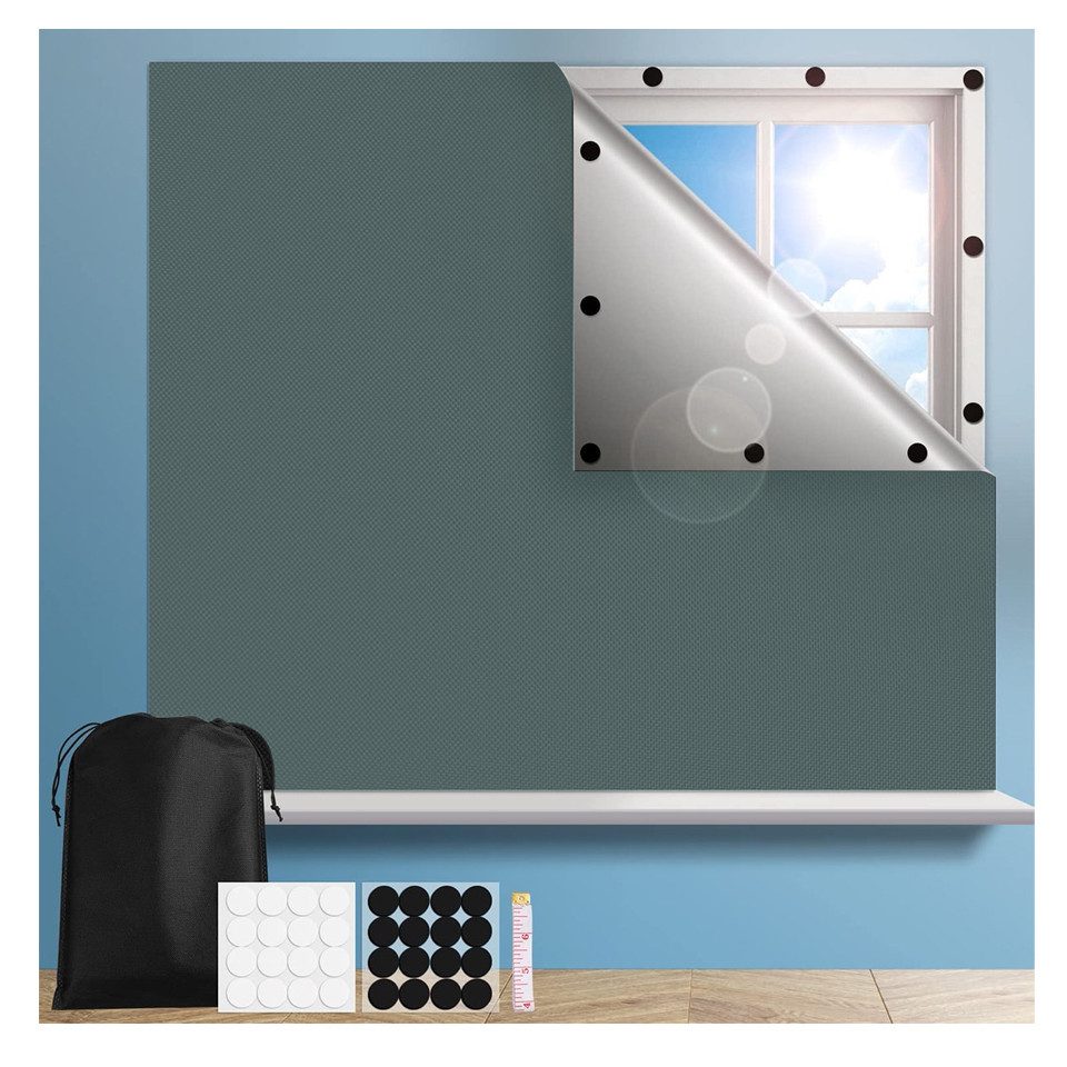 Verdunklungsrollo 100 % Verdunkelungsvorhänge für Schlafzimmer, günstig online kaufen