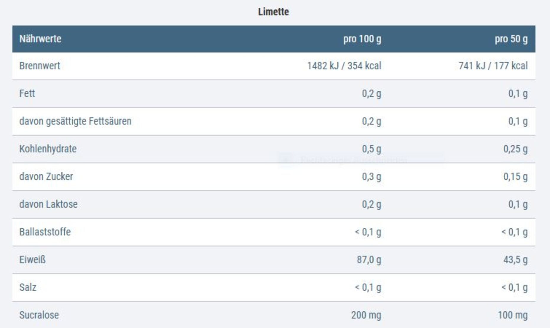 Bodybuilding Depot Bodybuilding Depot WPG 85 Clear Whey Granulat 1000g Dose - Limette Granulat