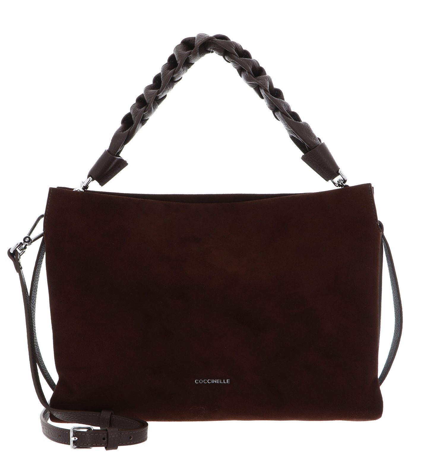COCCINELLE Schultertasche Handbag Suede, aus echtem Leder