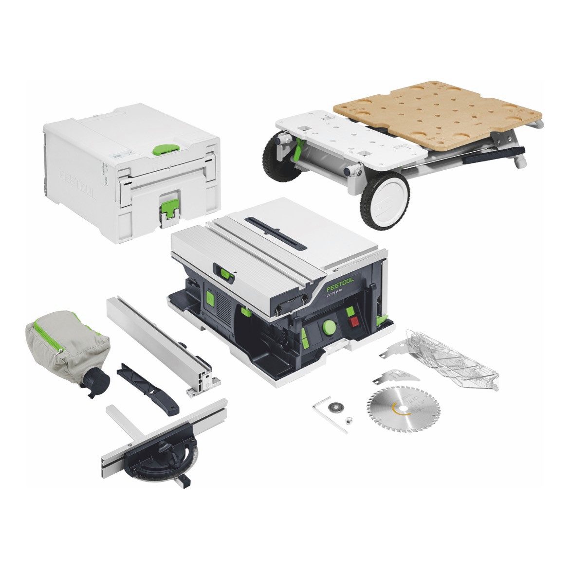 FESTOOL Akku-Tischkreissäge CSC SYS 50 EBI-Basic-Set Akku Tischkreissäge 36 V (2x 18 V)