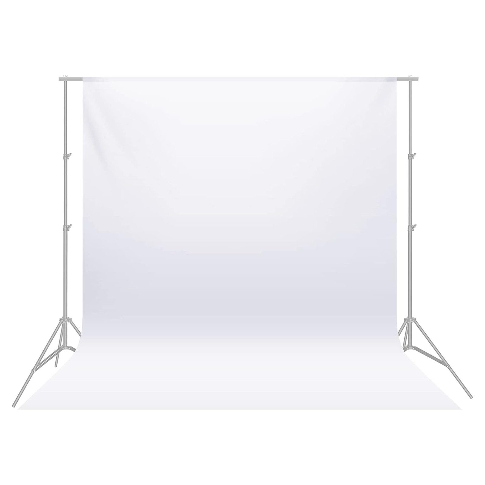 Neewer Hintergrundtuch BD-1012 3x3,6m Musselin-Hintergrund, reinweiß, für Studio, Nahtlose Webart, vollständig gesäumte Kanten
