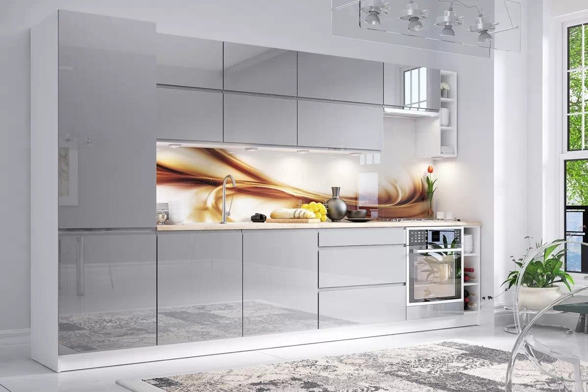 ROYAL24_MARKT Frontblende - Verleiht Ihrem Geschirrspüler einen luxuriösen und edlen Look (Frontblende, 1 St., Velmora - D45FZN), Edles Design - Top Material - Hochwertig.