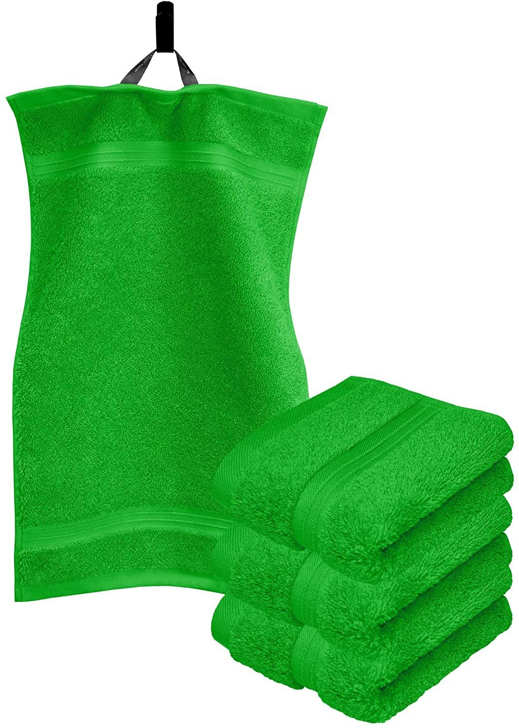 Lashuma Gästehandtücher Linz, Frottee (4-St), Grüne günstig online kaufen