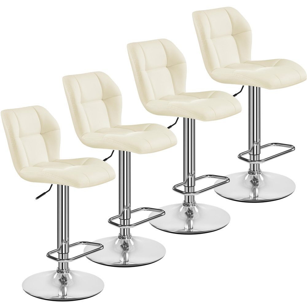 Yaheetech Barhocker 360° Drehbare Hocker mit Fußstütze (4 St), 1/2/4/6er-Se günstig online kaufen
