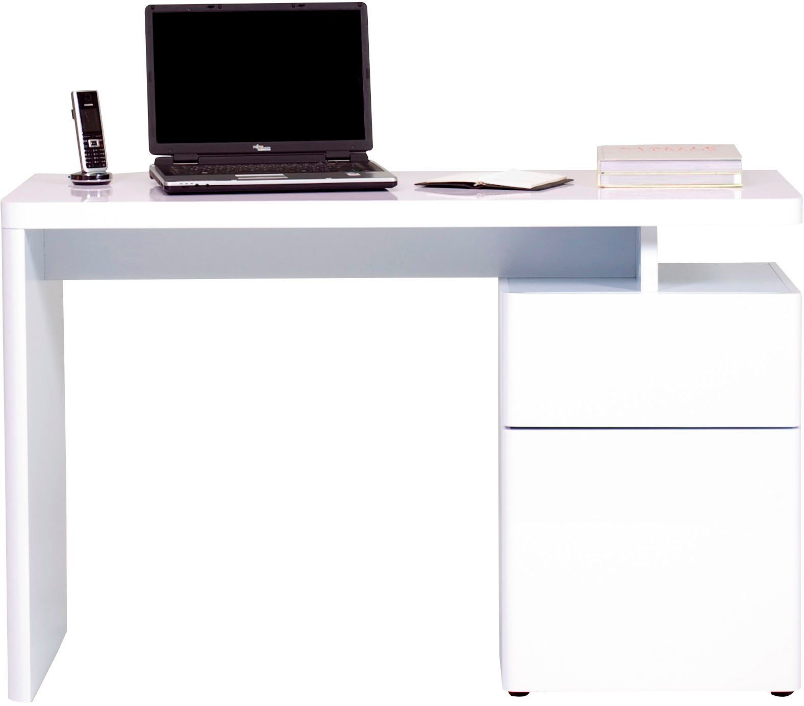 Jahnke Schreibtisch CU-LIBRE 120, platzsparender Arbeitsplatz günstig online kaufen