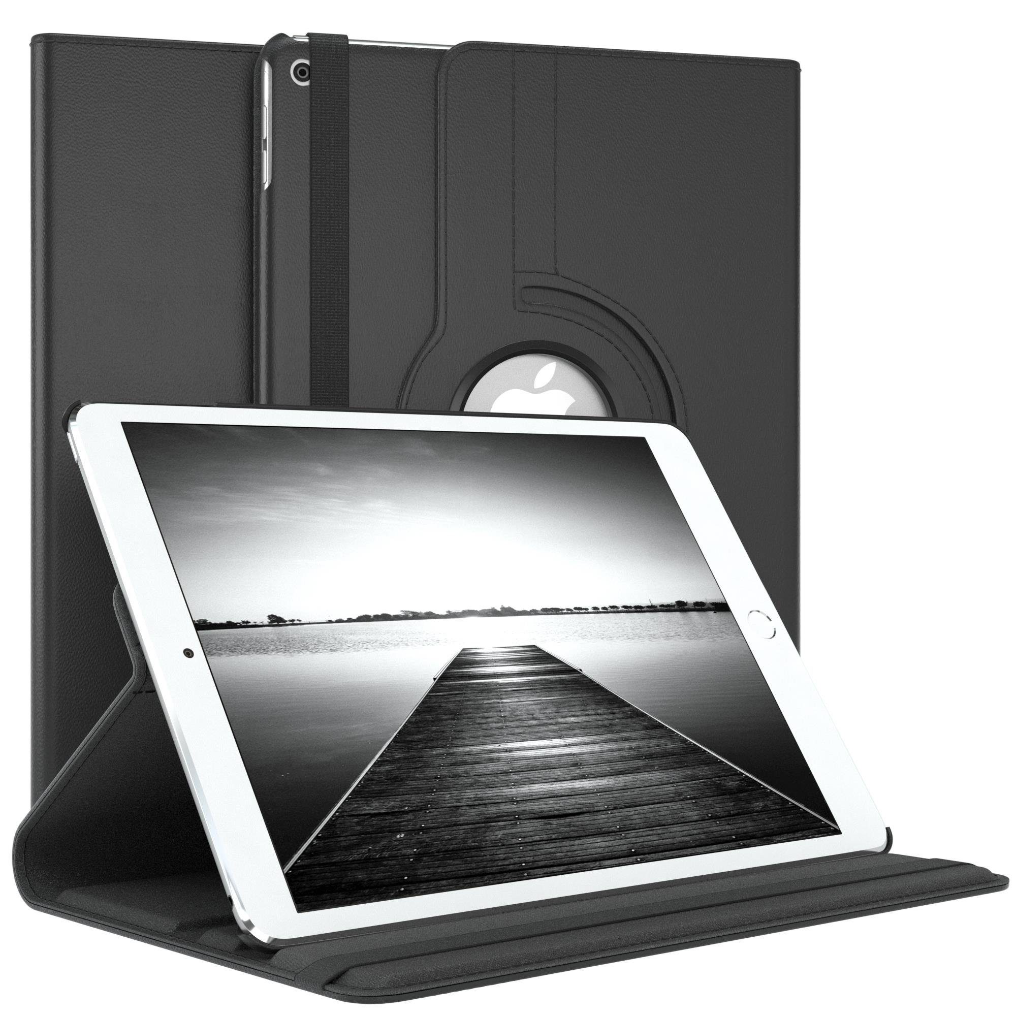 EAZY CASE Tablet-Hülle Rotation Case für Apple iPad Air 2 9,7 Zoll, Hülle 360° drehbar mit Standfunktion Etui Anti-Kratz Tasche Schwarz