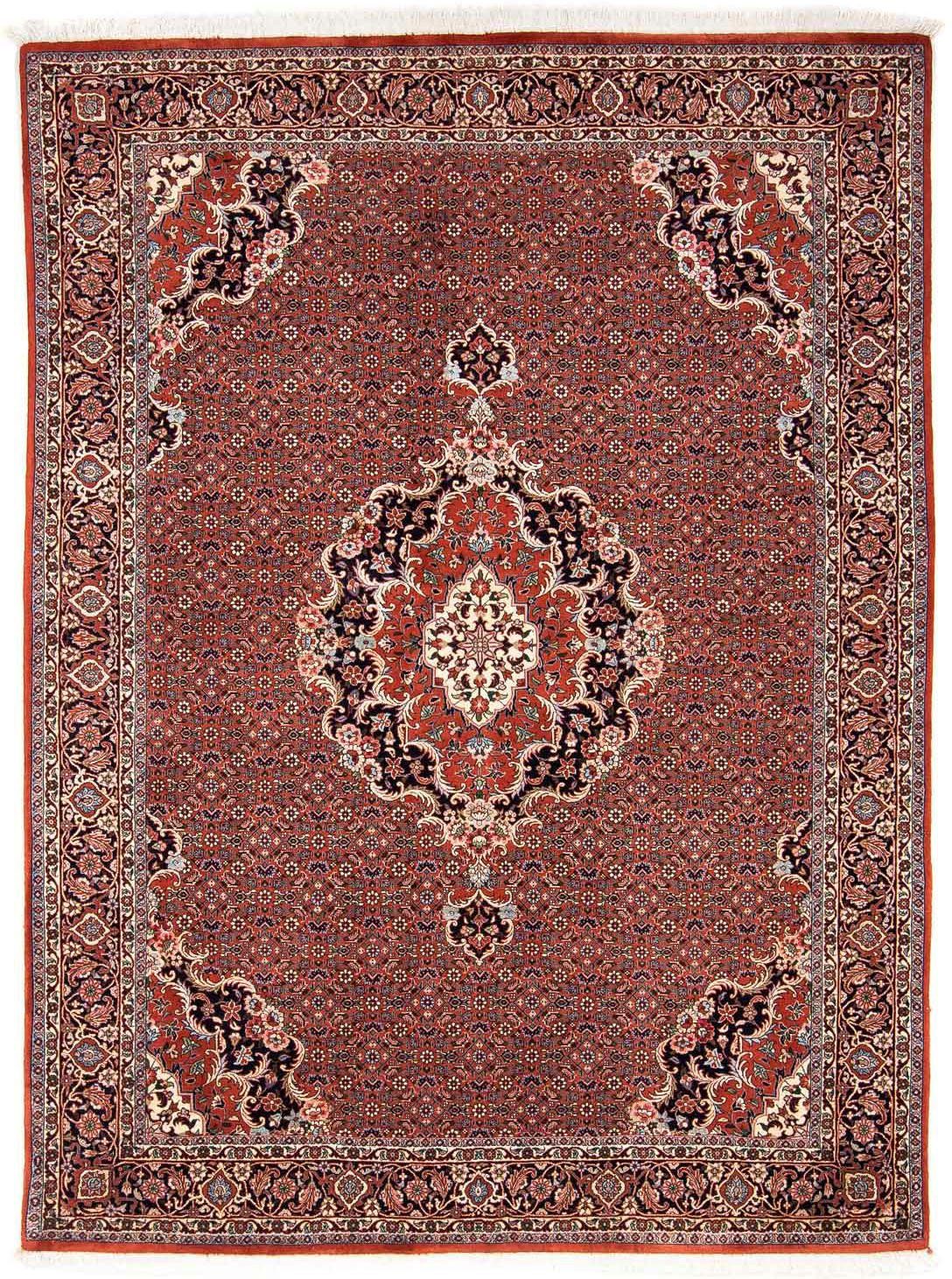 Orientteppich Perser - Bidjar - morgenland, cm mm, Zertifikat rot, - x Höhe: Handgeknüpft, mit 15 172 228 Einzelstück rechteckig, Wohnzimmer